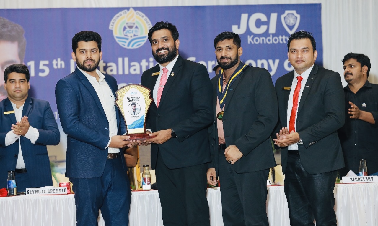 KC Musthafa Awarded JCI Business Excellence Award 2022